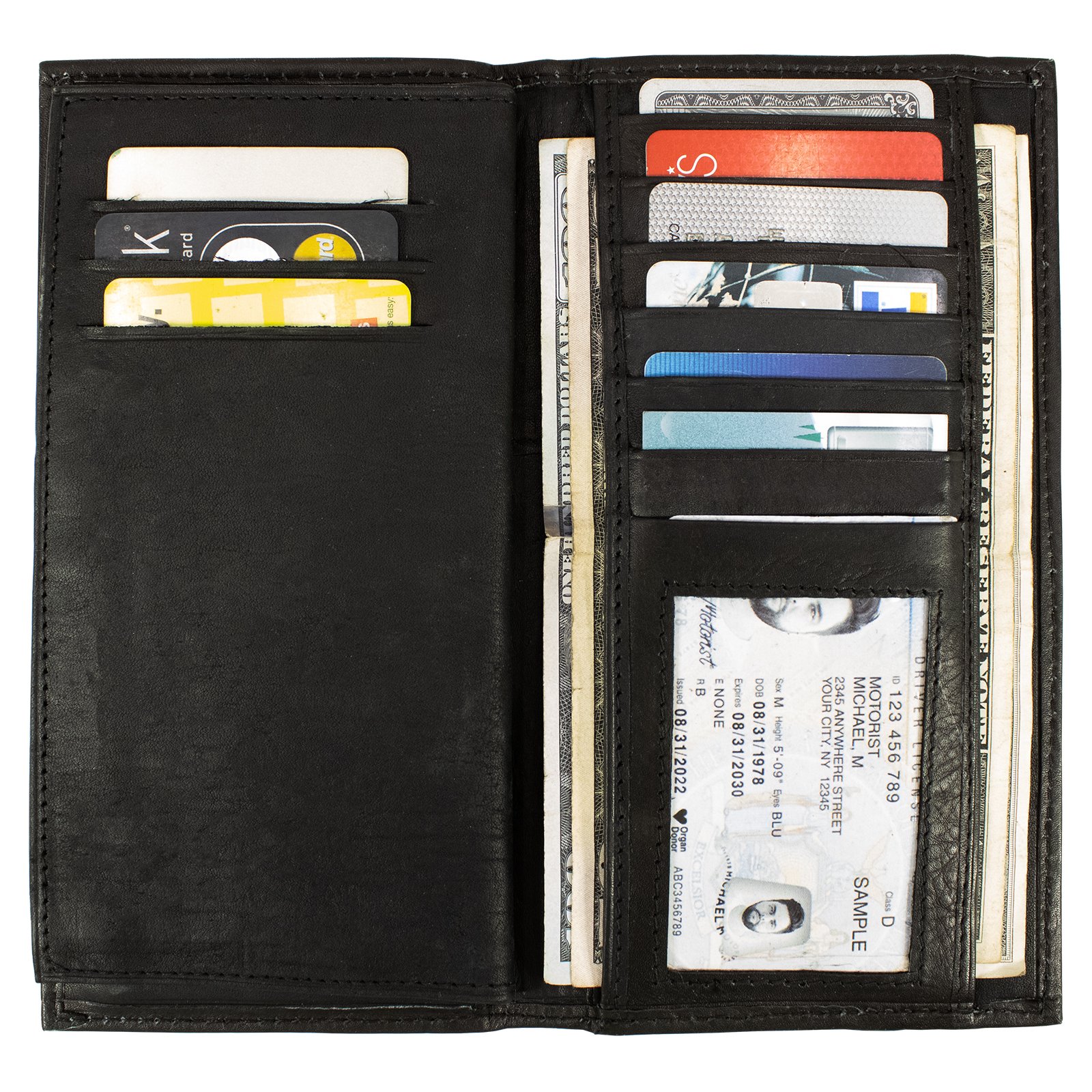 Checkbook Cover With Extra Card Slots - #CBC-546