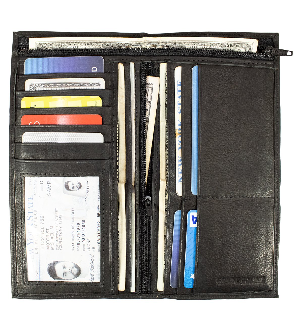 Checkbook Cover With Extra Card Slots - #CBC-553