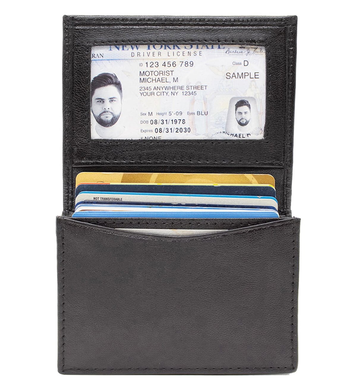 Credit Card Holder with ID Window - #CC-152