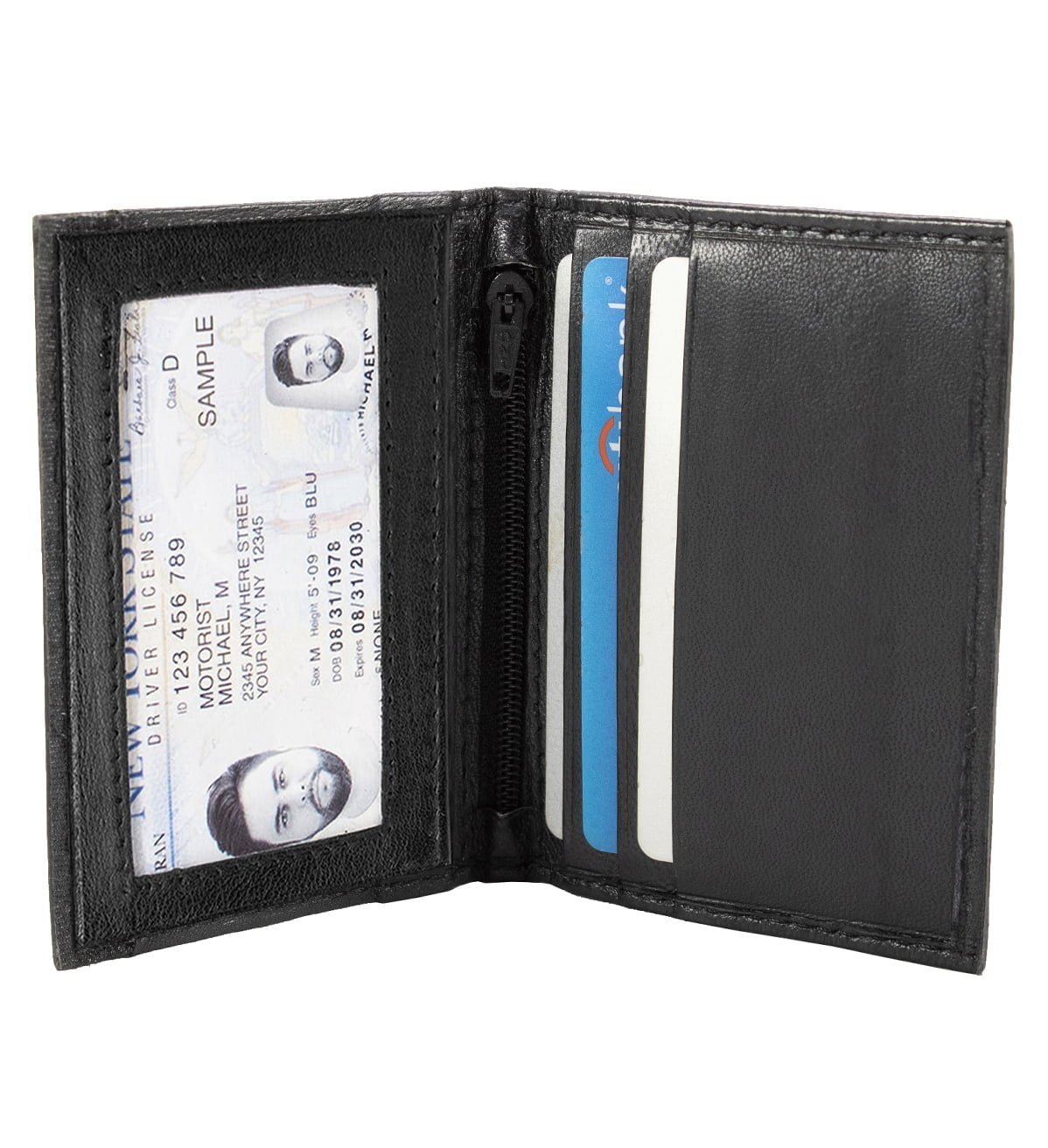Slim Credit Card Holder with ID Window - #CC-15S