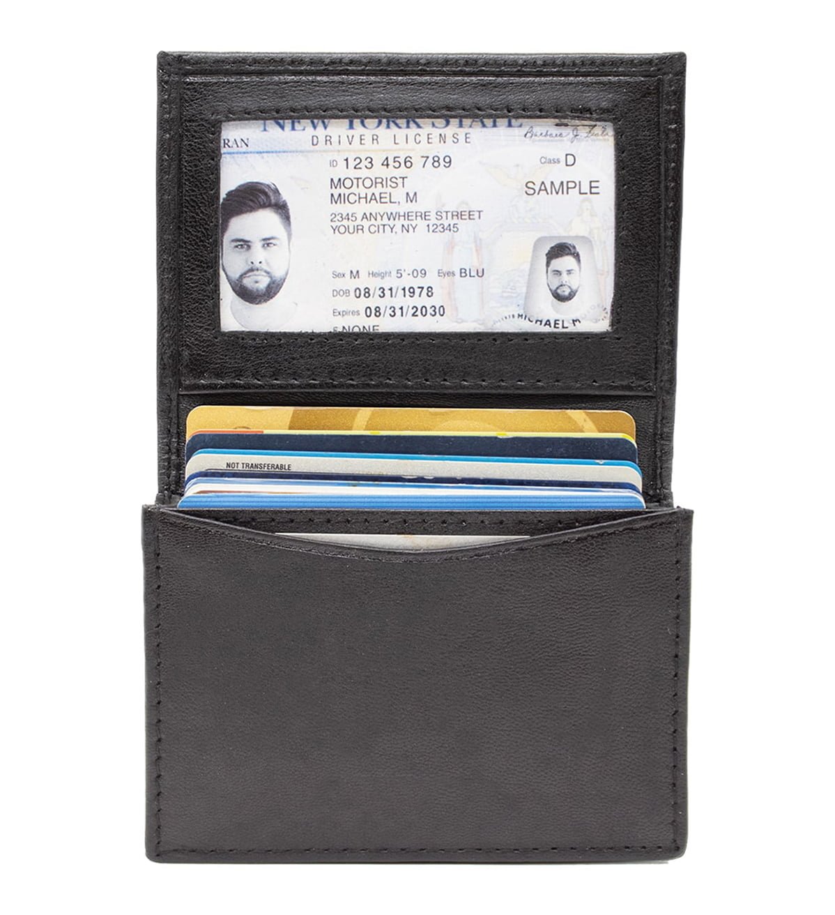 Bifold Credit Card Holder with ID Window - #CC-18S