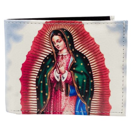 Virgin Mary Bifold Printed Wallet Vegan Leather – #WL-V Mary W